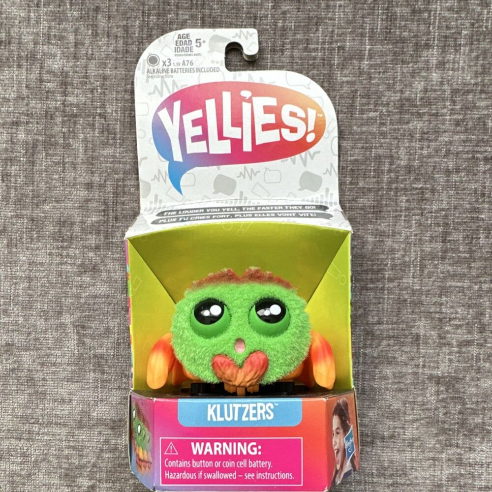 Hasbro Yellies! Klutzers Interactive Electronic Green Orange Toy